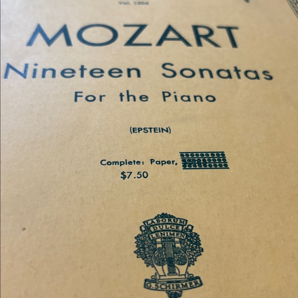 Mozart Nineteen Sonatas for Piano Sheet Music - Picture 15 of 15